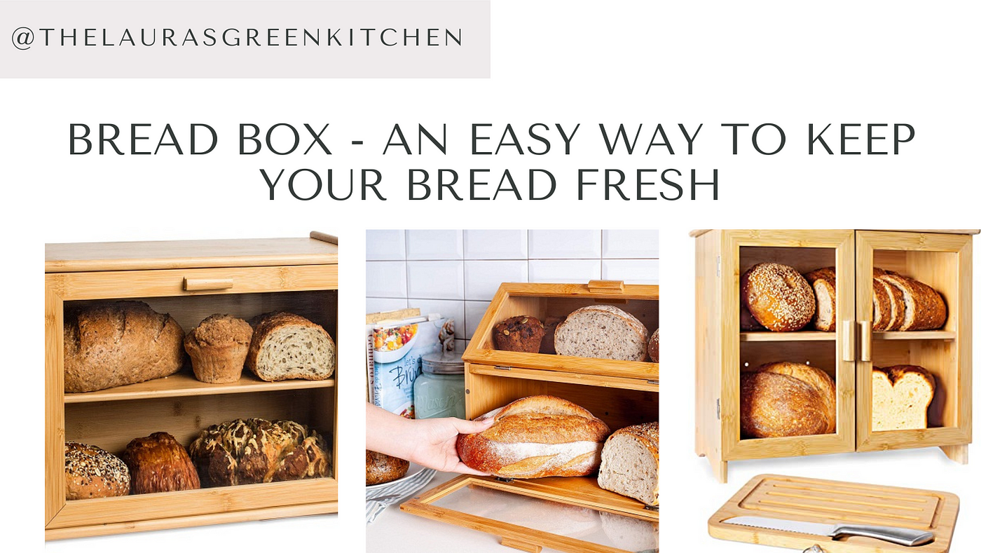 Bread box to keep bread fresh deals