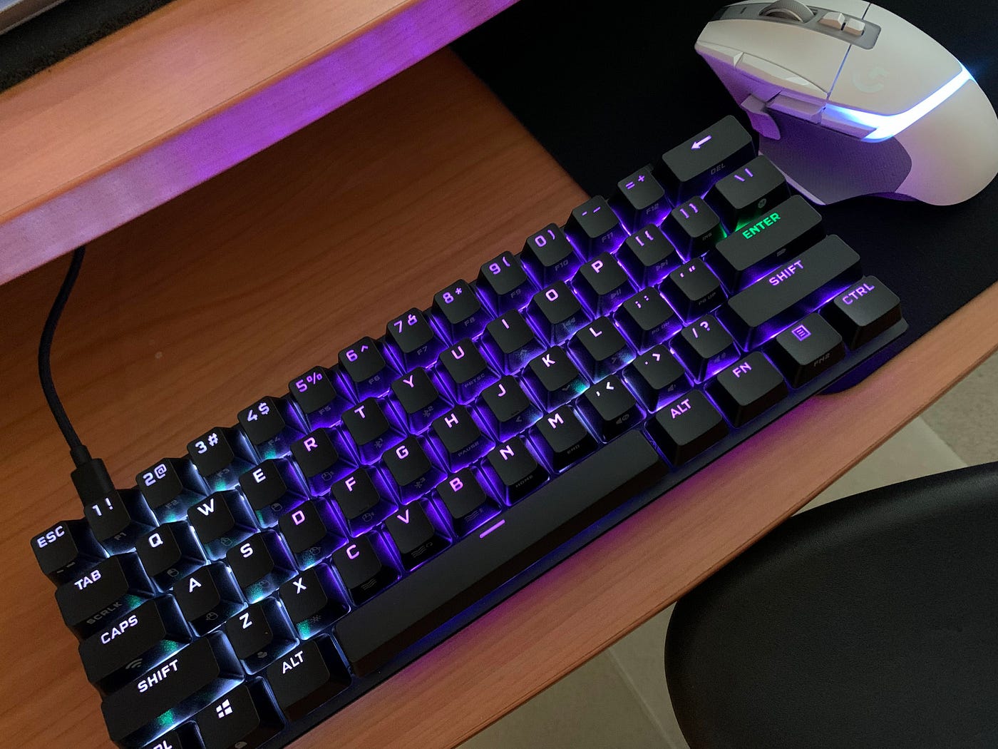 Corsair K70 Pro Mini Wireless Gaming Keyboard Review | by Alex