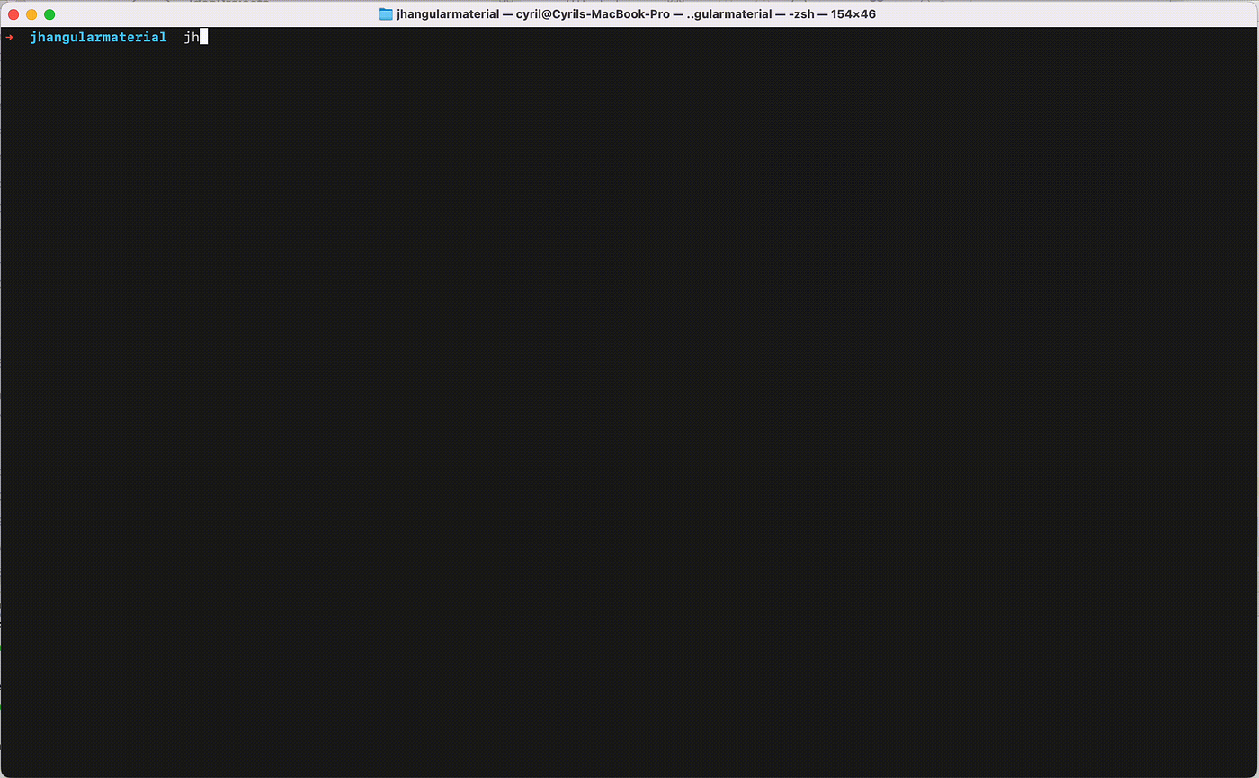 How to add angular/material on an JHipster 7.x app | by Cyril Casaucau |  Medium