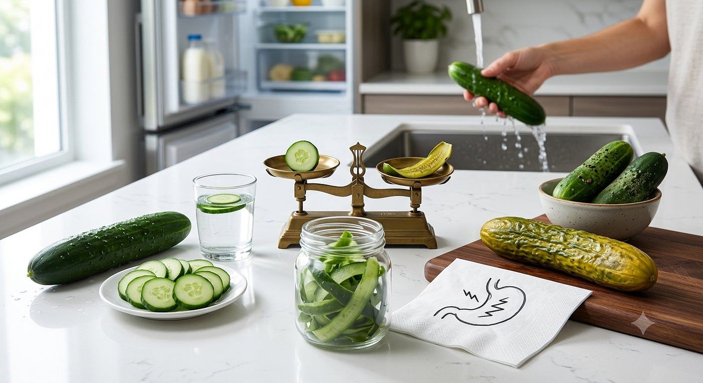 Cucumber. Can also make you sick