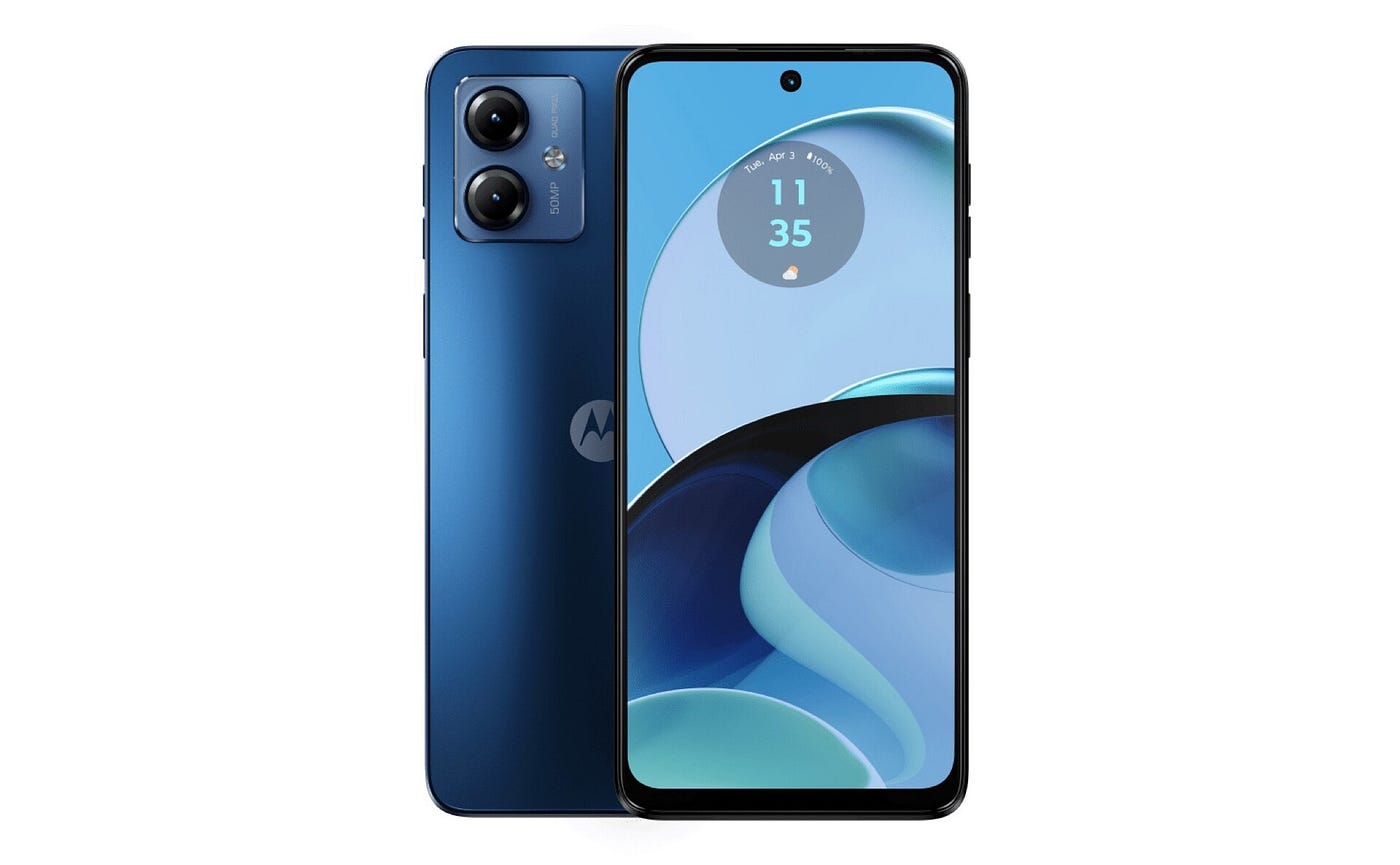 Motorola Moto G14. The Motorola Moto G14 strikes a balance…, by Technology, Dec, 2023