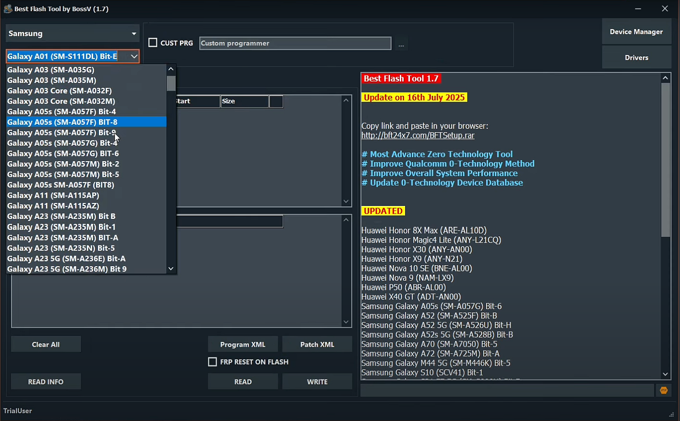 BFT Tool 1.7 Download