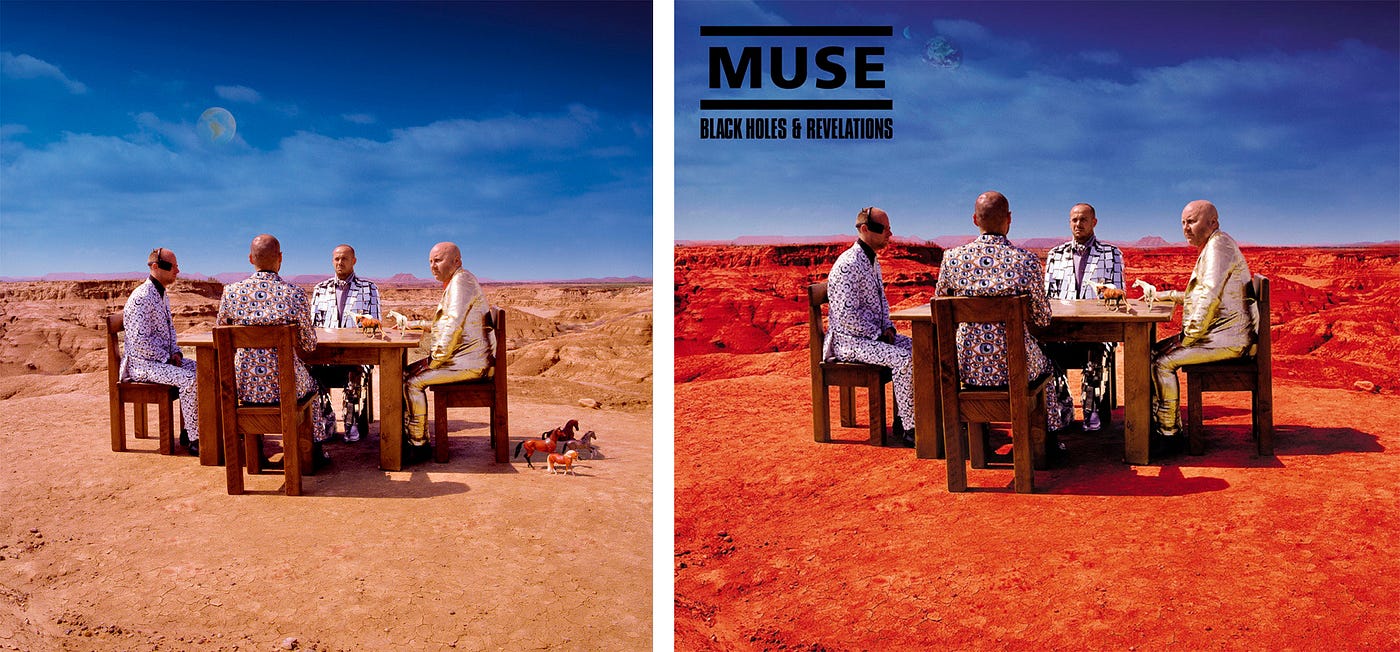 The story behind Black Holes and Revelations album artwork, by The Muse's  Alley