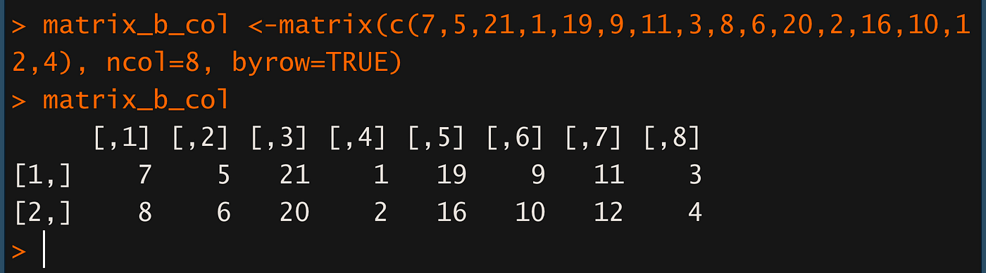 How To Create a Matrix in R programming | by Pierre DeBois | Medium