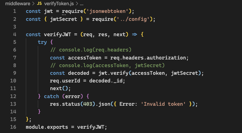 Server side user authentication and authorization in Node apps