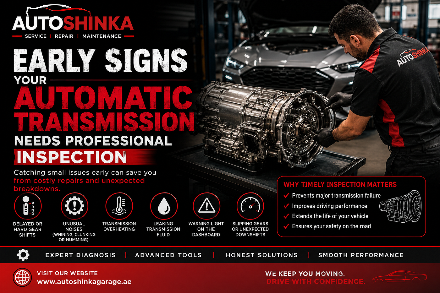 Early Signs Your Automatic Transmission Needs Professional Inspection