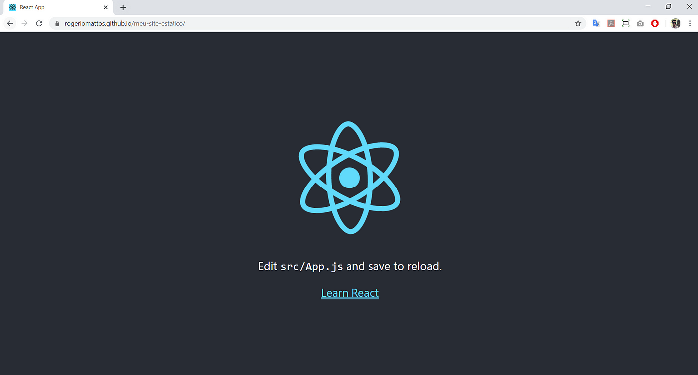 Como hospedar um site feito em React usando o Github