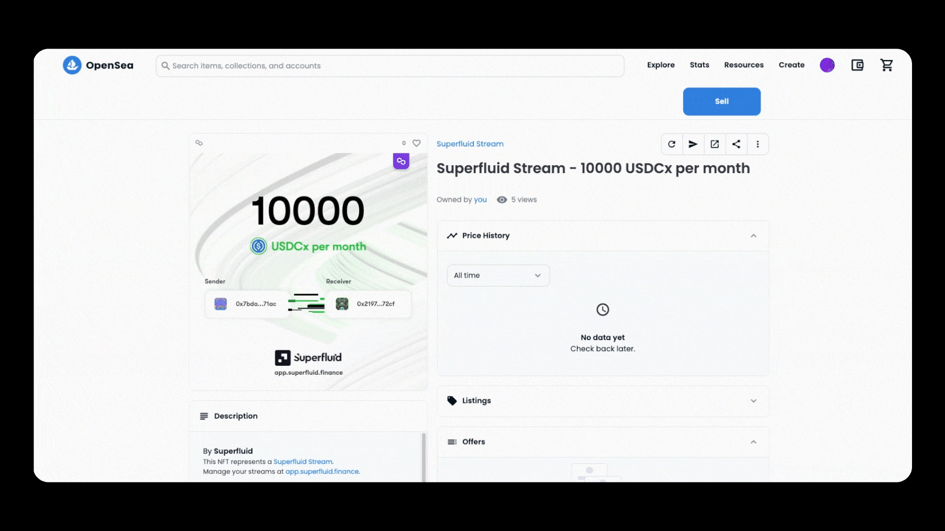 Superfluid Streams. What is a stream in Superfluid?