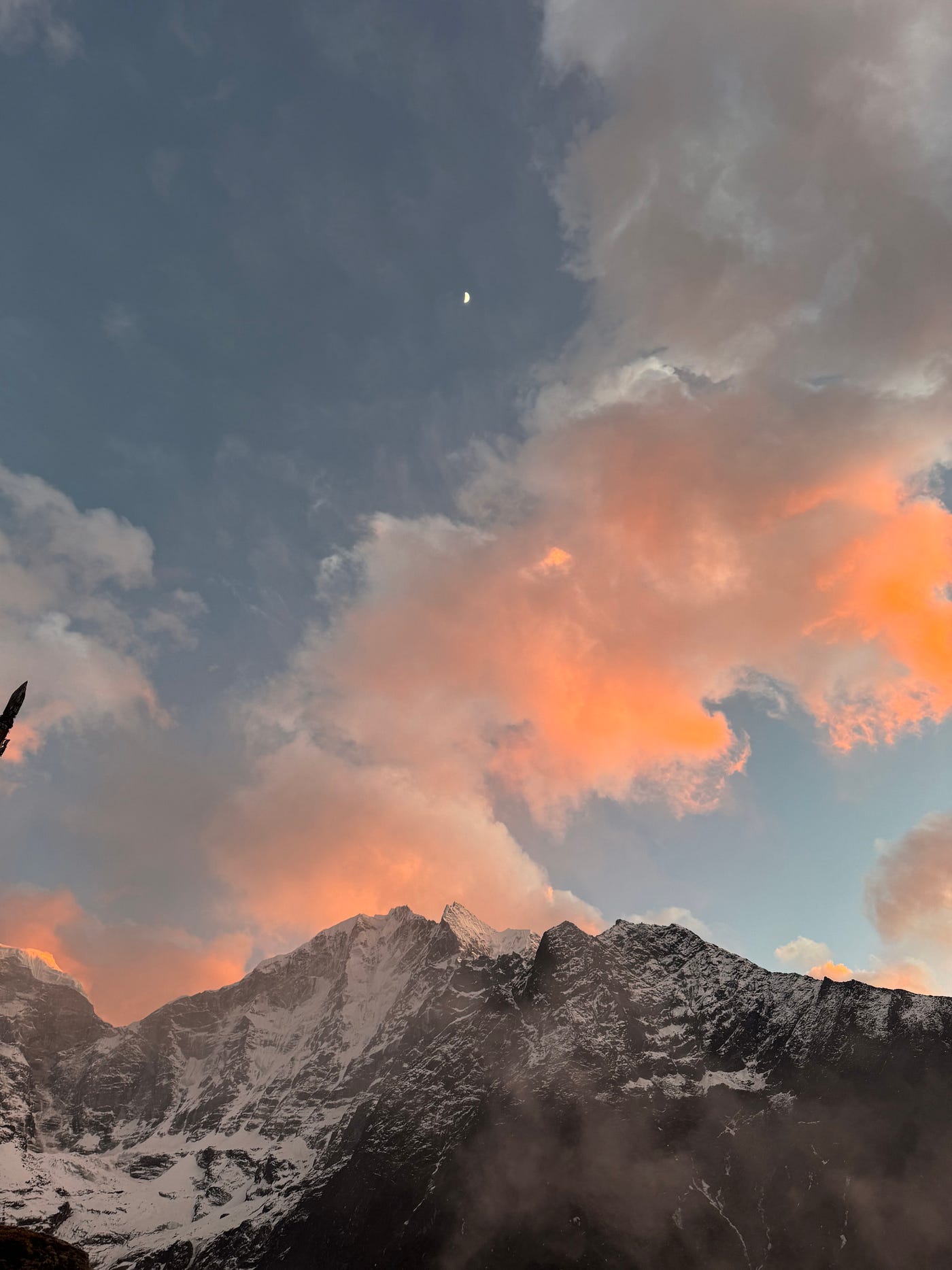 Photograph thanks to Frankie Magee. Himalayan Winter.