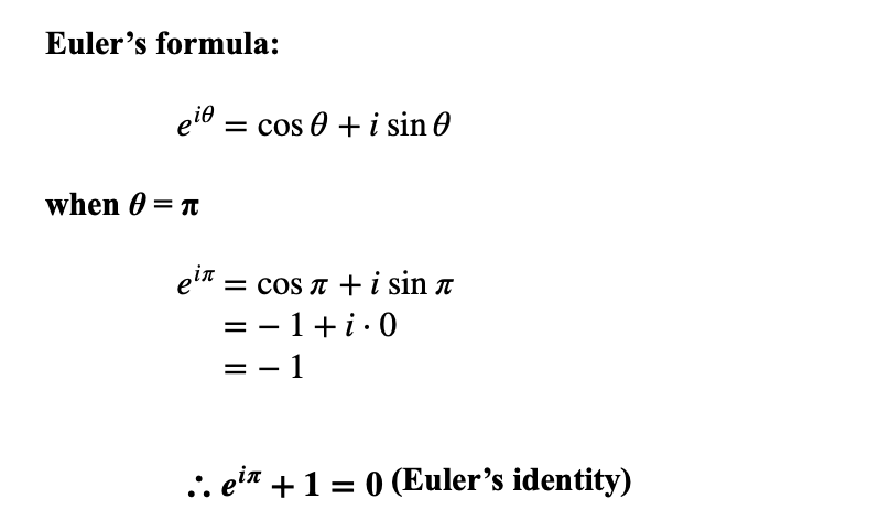 e^(iπ) + 1 = 0: The Most Beautiful Theorem in Mathematics | by Satoshi  Higashino | Medium