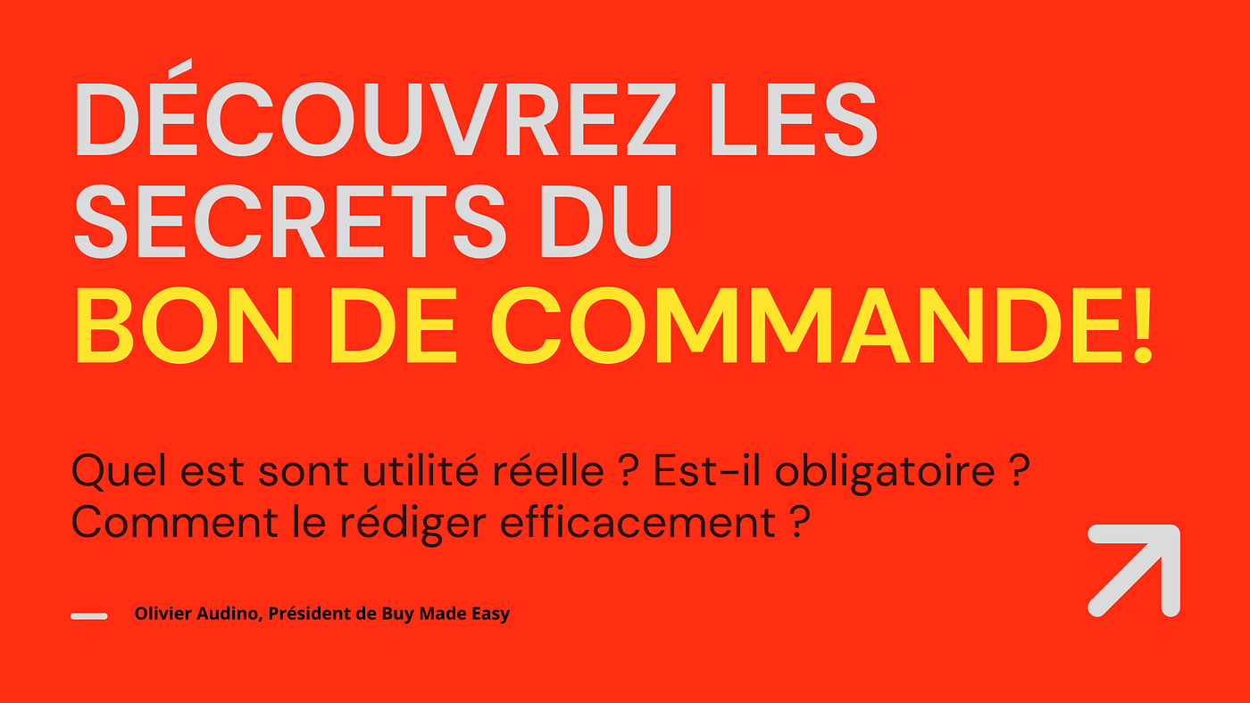 🔥 Découvrez les Secrets du Bon de Commande !