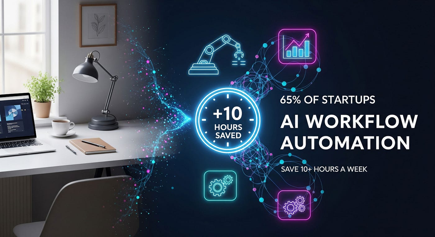 The AI Advantage: Why 65% of Startups Are Winning with Workflow Automation  | by Corey Duchemin | Medium