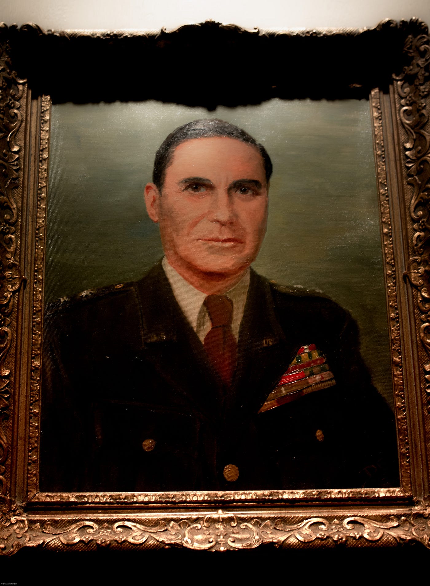 Gen. Prichard, portrait by Eisenhower