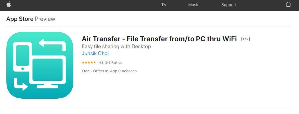 How to transfer files wirelessly between iPhone and PC | by Umar Usman | Mac  O'Clock | Medium