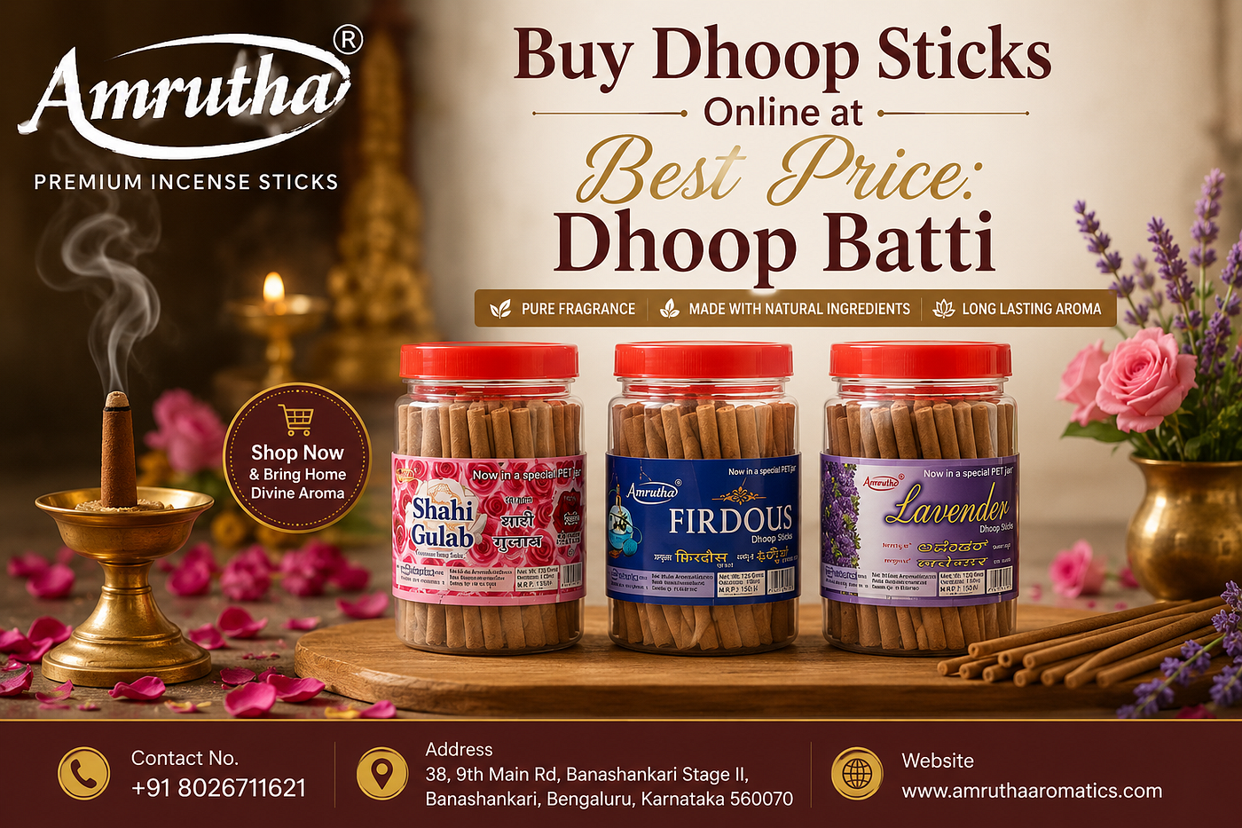 Buy Dhoop Sticks Online at Best Price: Dhoop Batti