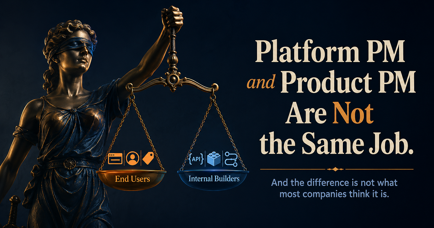 Platform PM and Product PM Are Not the Same Job