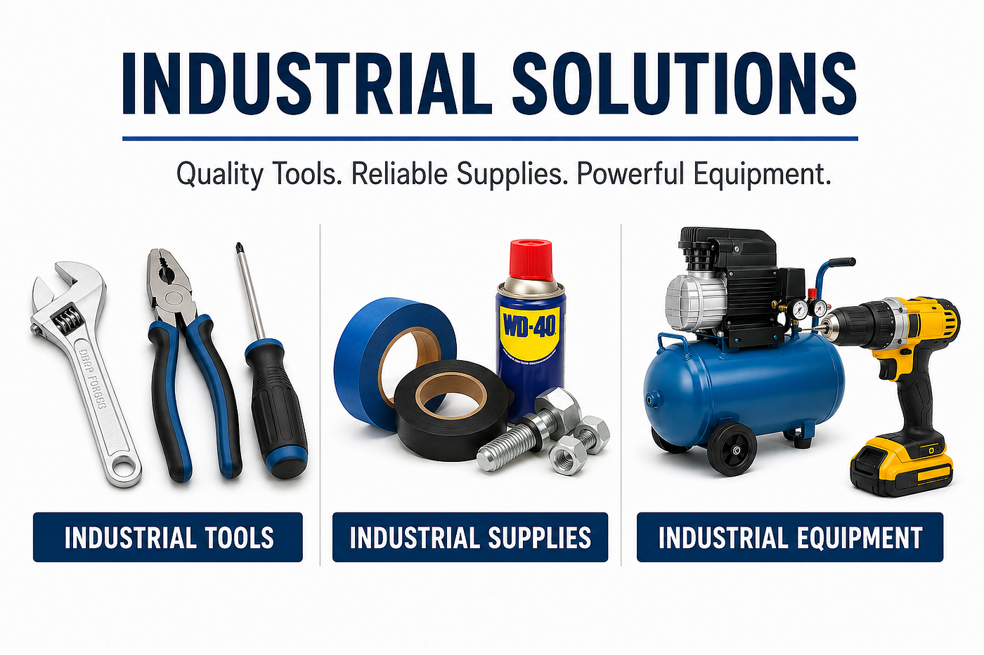How Do Industrial Tools, Supplies & Equipment Improve Operations?