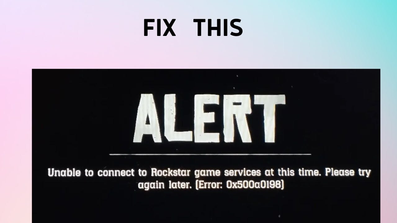 Full Guide] Fix Failed to Connect to The Rockstar Games Library Service