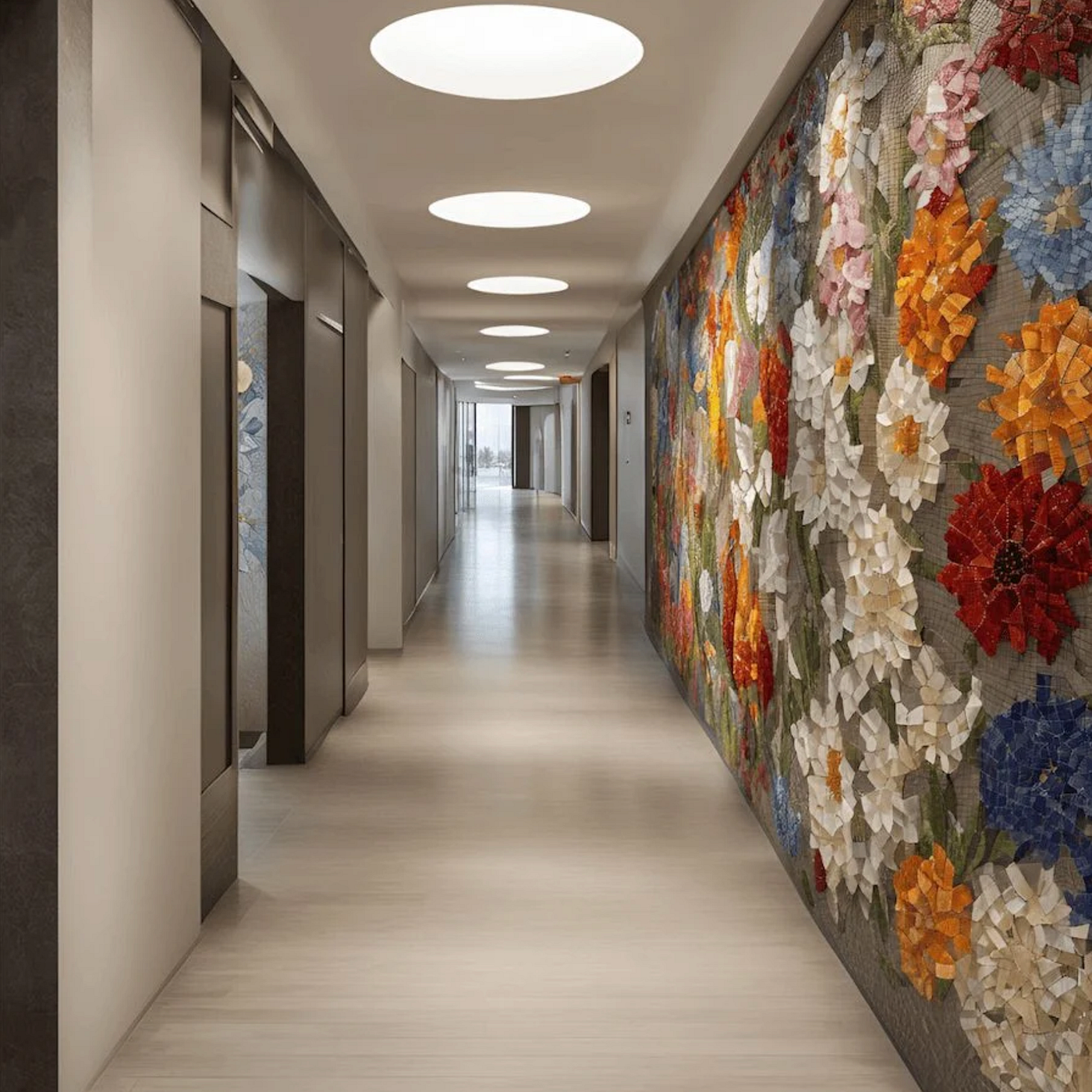 Flowers_Mosaic_Artworks - Floral_Mosaic_Design - Flowers_Mosaic_Art
