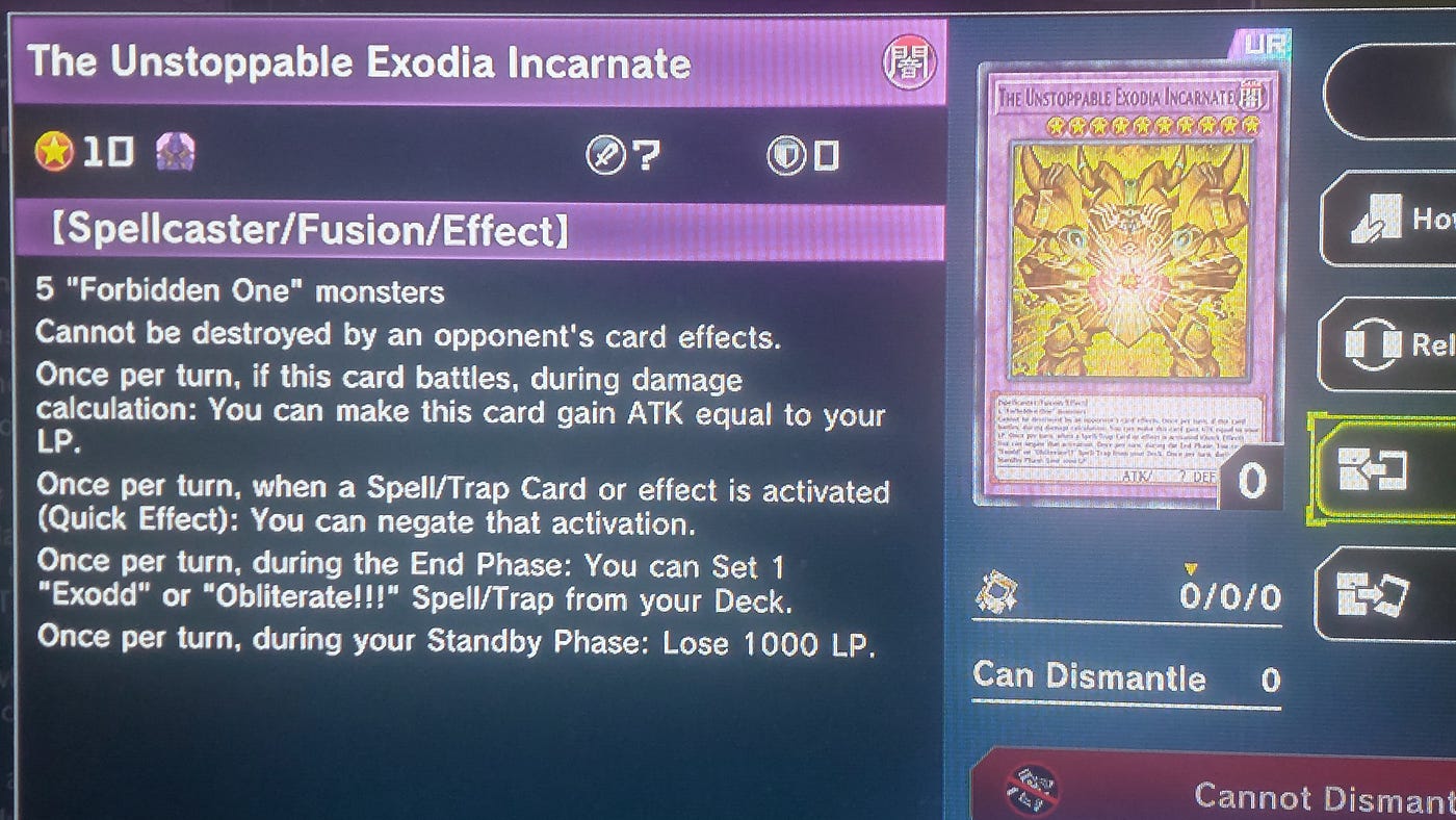 Why I Won't Play with Exodia, the Forbidden One! | by Rodney McGill |  ILLUMINATION Gaming | Medium