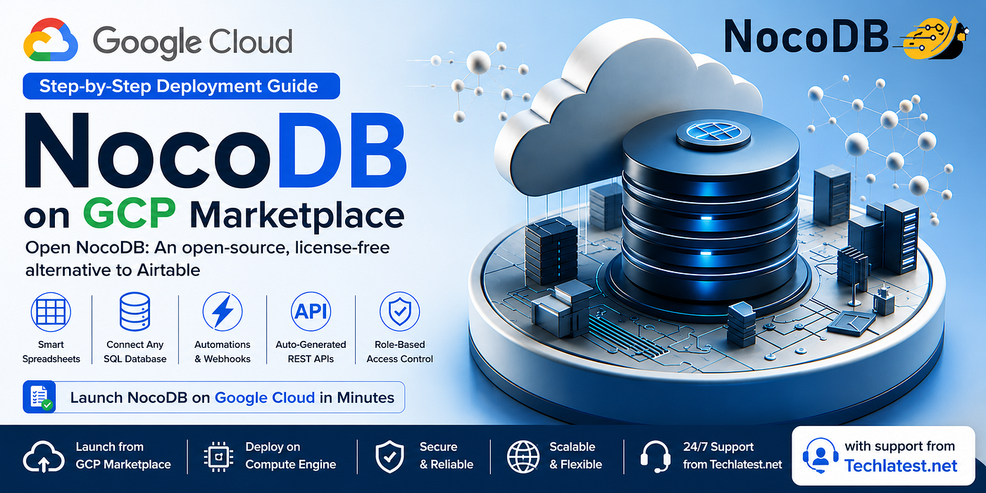 Deploy NocoDB on GCP in Minutes Using TechLatest VM