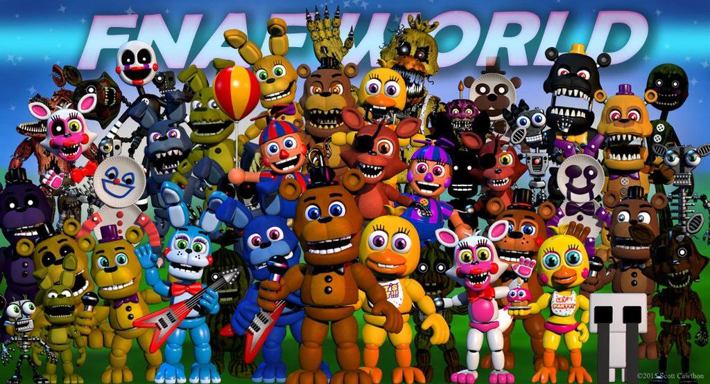 Fnaf World Roster