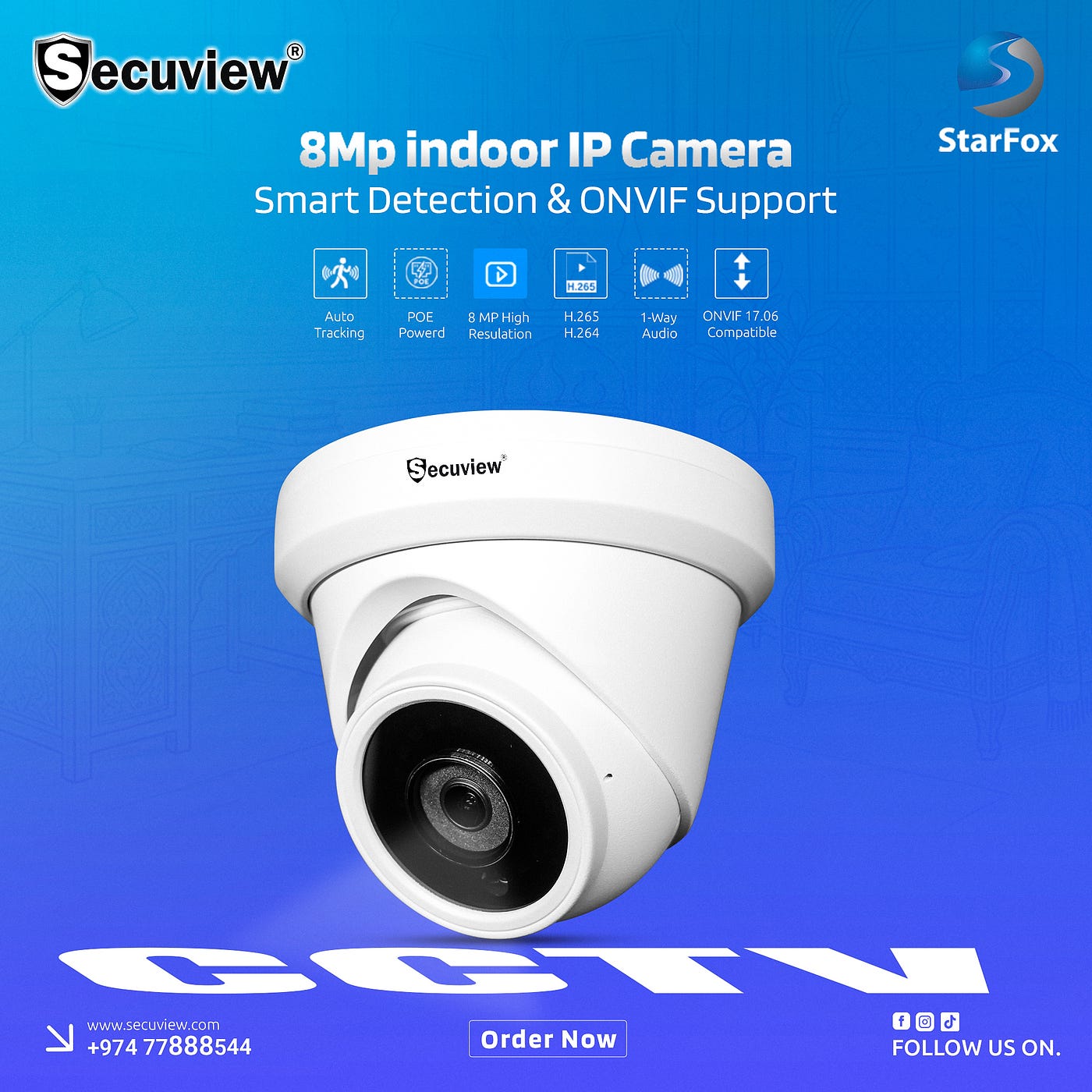 The New Standard of Indoor Surveillance: Why 8MP Clarity and Smart Detection Change Everything.