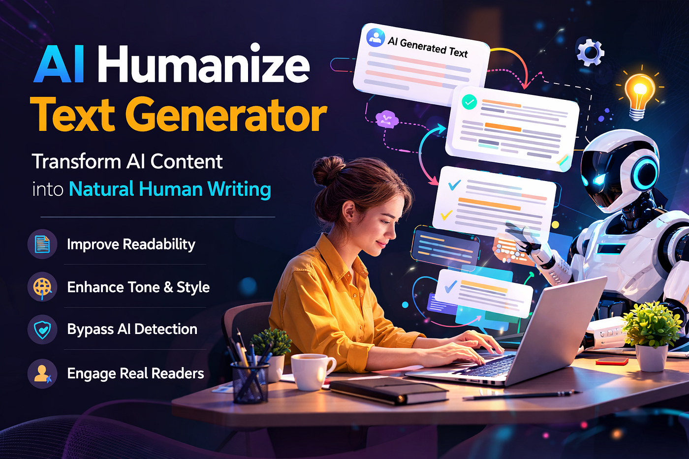 AI Humanize Text Generator: Transform AI Content into Natural Human Writing