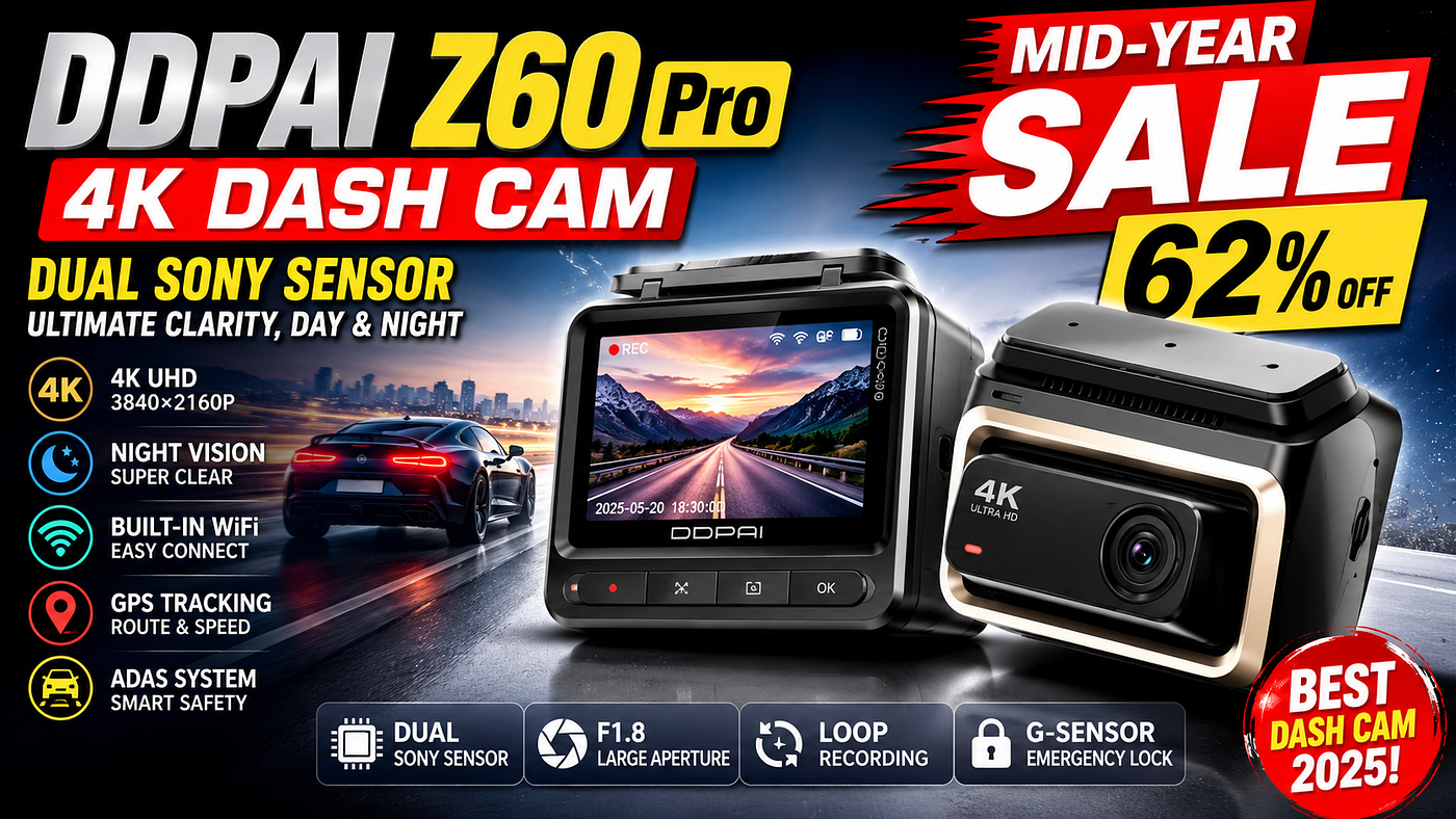 DDPAI Z60 Pro 4K Dash Cam Review: A Deep Dive into Next-Generation Driving Security