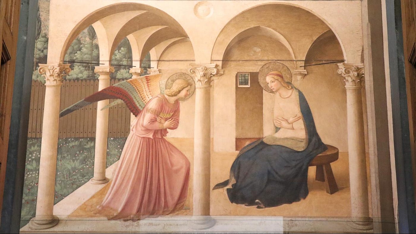 “A Anunciação” — Fra Angelico