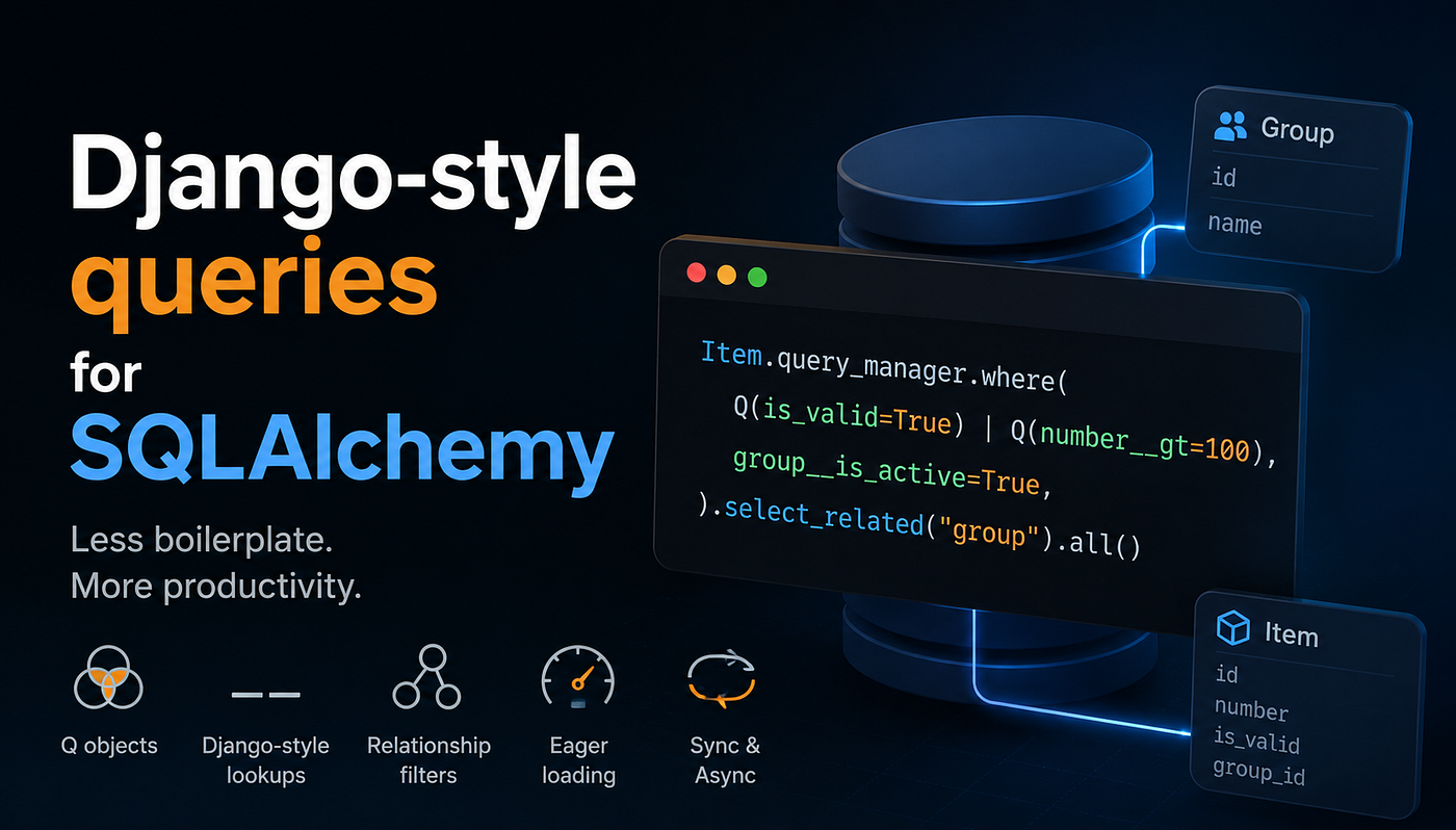 I Missed Django’s Query Ergonomics in SQLAlchemy, So I Built a Small Layer for It
