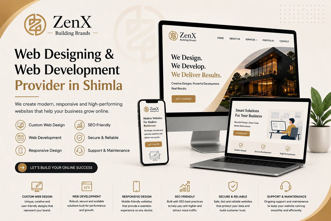 Top Web Design and Website Development Company in Shimla |ZenX Digital