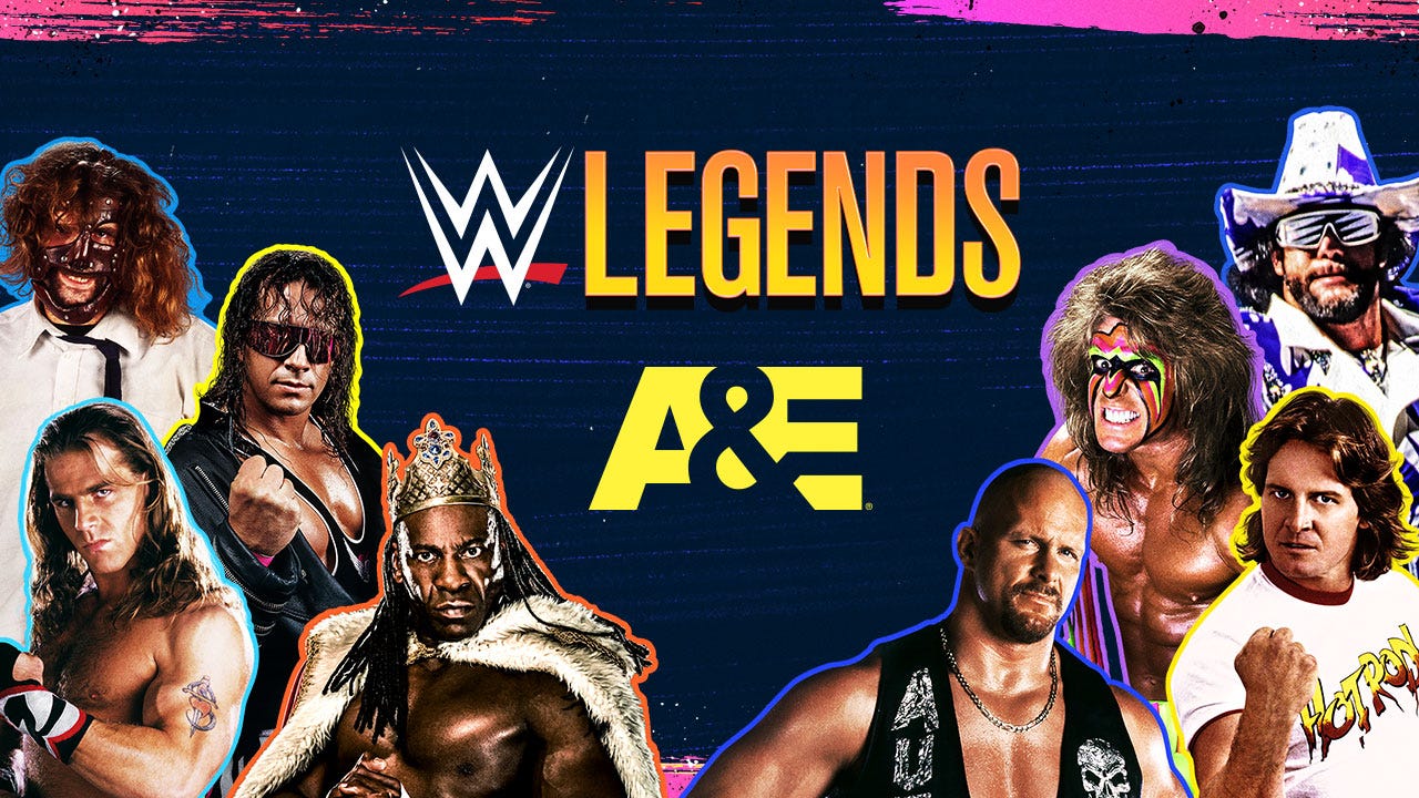 how to watch a&e wwe biography in uk