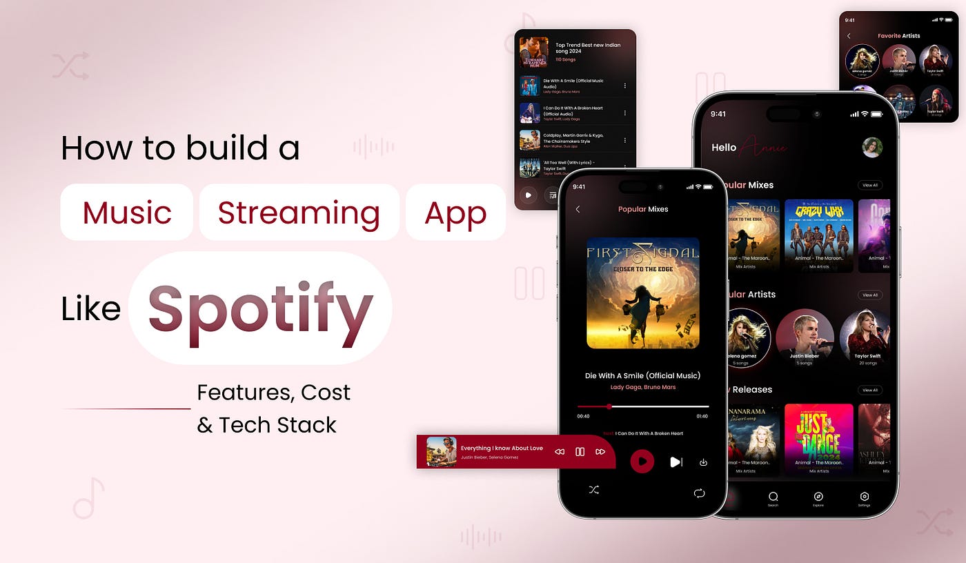 How to Build a Music Streaming App Like Spotify in 2026: Features, Cost & Tech Stack