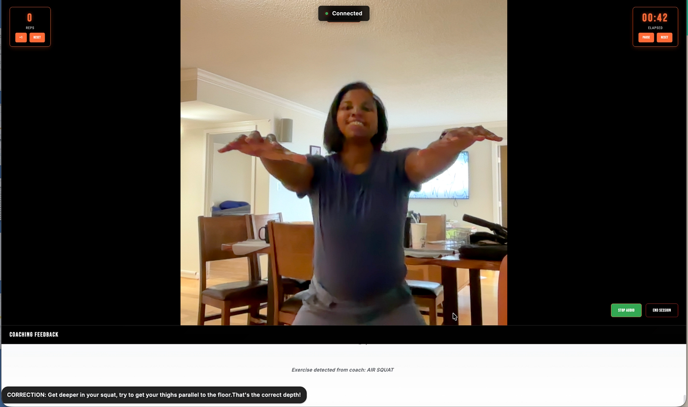 Chaos Fit: Building a Real-Time AI Workout Coach with Gemini Live