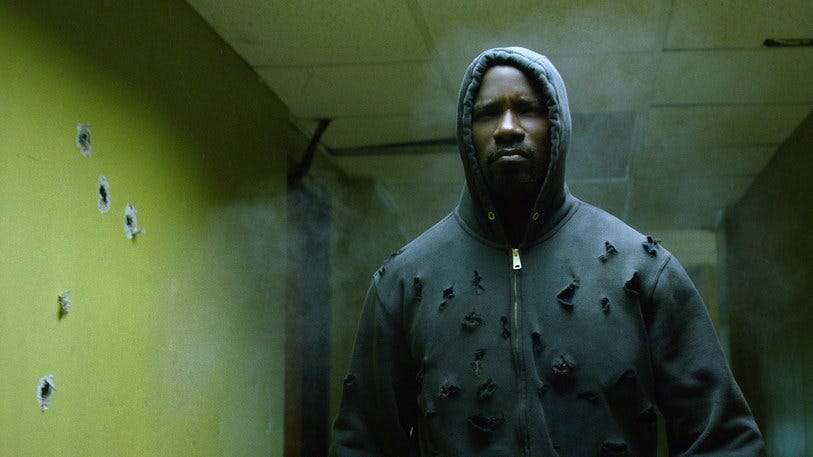 Luke Cage 2.0 — a review. He's tall with broad shoulders. His… | by Behnam  Riahi | American Other | Medium