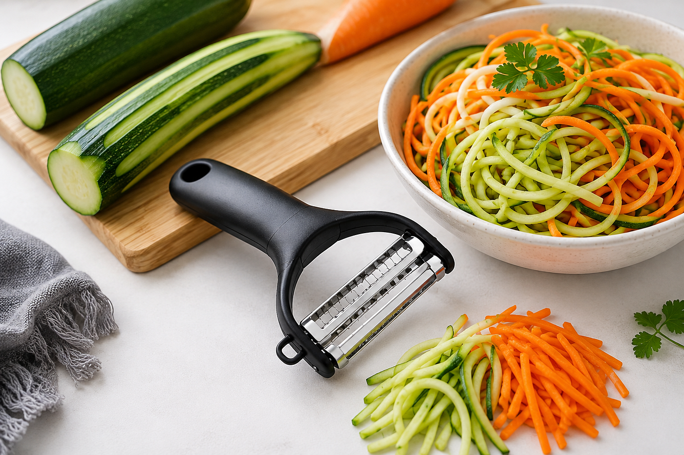 Julienne Vegetable Peeler: Create Healthy, Beautiful Meals with Ease