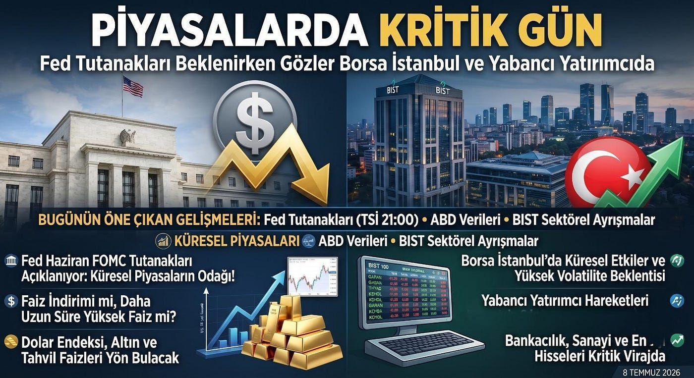 FED Tutanakları Piyasayı Sarsar mı ? Türkiye ve Dünyada Kritik Günün Şifreleri