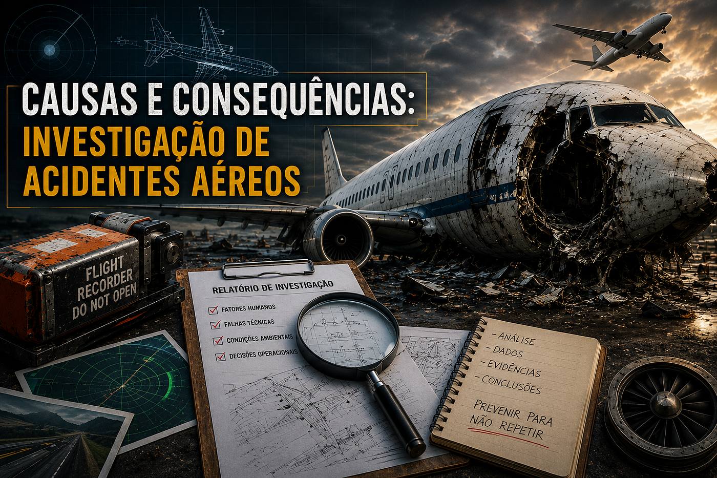 Causas e Consequências: O Que Podemos Aprender com os Acidentes Aéreos?