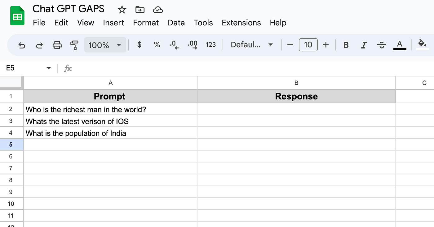 Integrating AI in Google Sheets with Google Apps Script: How to 