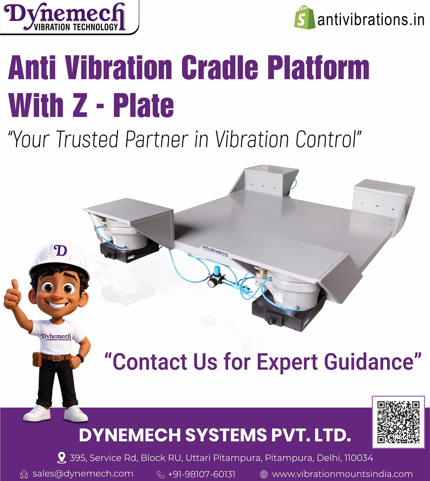 𝗗𝘆𝗻𝗲𝗺𝗲𝗰𝗵’𝘀 𝗔𝗻𝘁𝗶-𝗩𝗶𝗯𝗿𝗮𝘁𝗶𝗼𝗻 𝗖𝗿𝗮𝗱𝗹𝗲 𝗣𝗹𝗮𝘁𝗳𝗼𝗿𝗺 𝘄𝗶𝘁𝗵…
