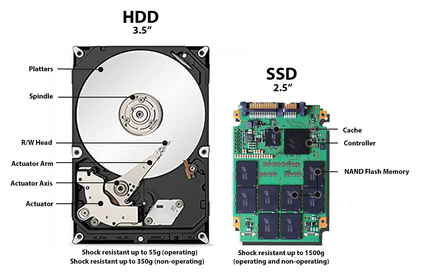 Hurtig foran Haiku HDD vs SSD: What Does the Future for Storage Hold? | by Roderick Bauer |  Medium