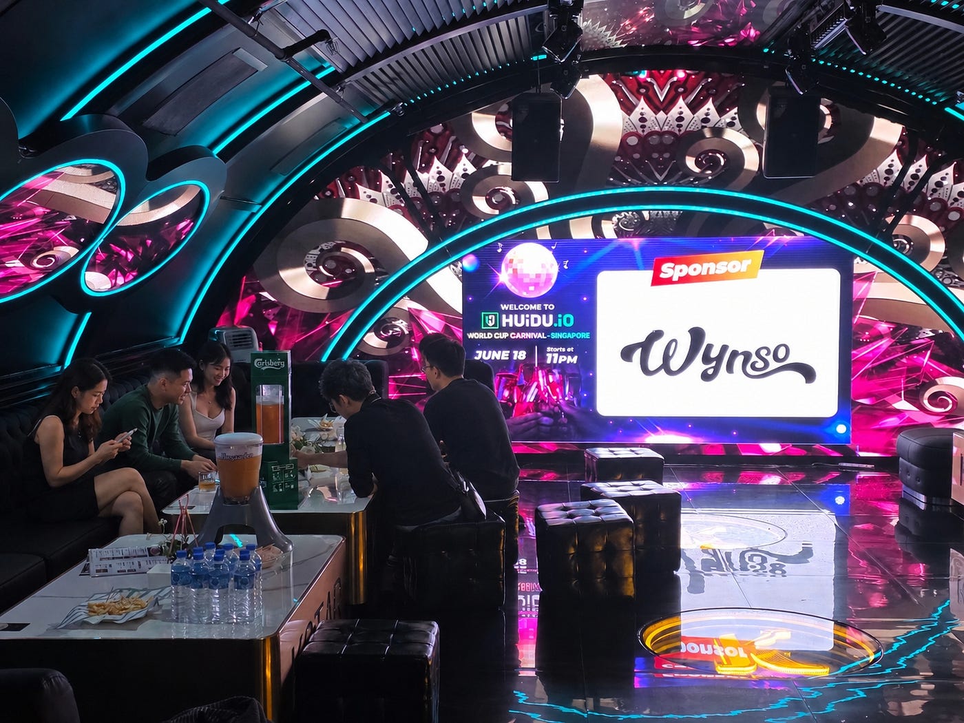 HUIDU World Cup Carnival Singapore Successfully Held on June 18