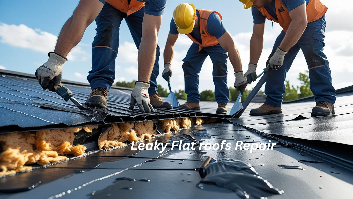 Leaking Flat Roofs are a Common Cause of Property Damage