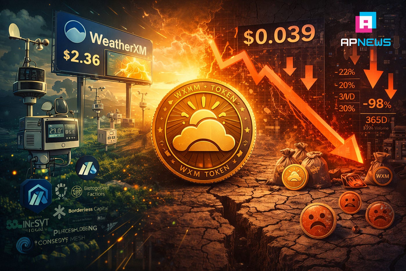 From $7.7 Million in Funding to a 92% Token Price Collapse: What Happened to DePIN Star WeatherXM?