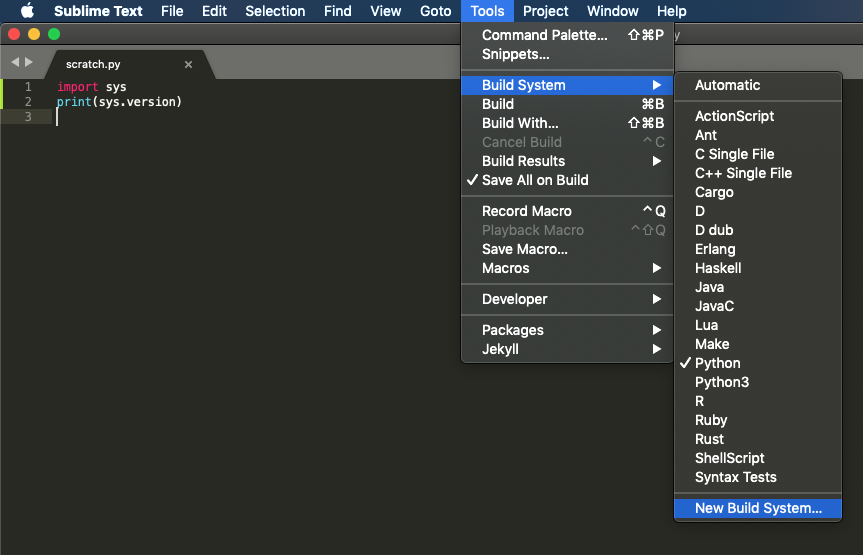 Sublime Text Mac