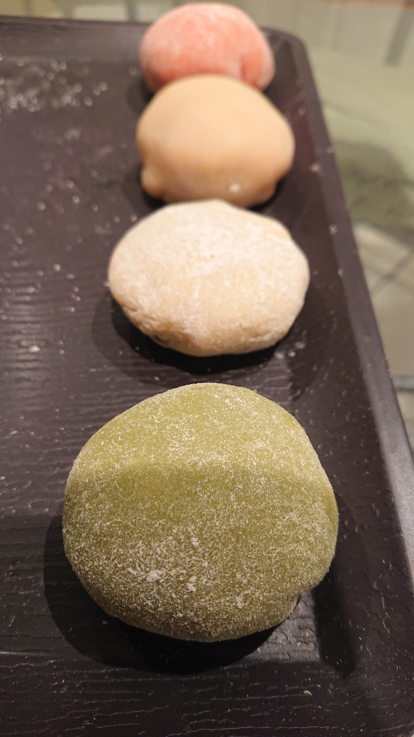 抹茶紅豆麻糬 Matcha mochi