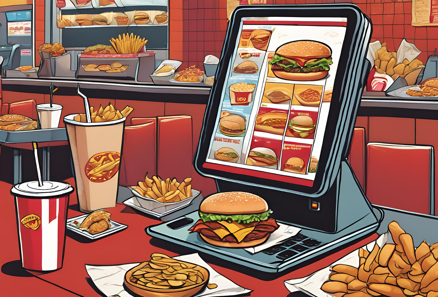 Craving convenience: the psychology behind fast food kiosks | by Sophia  Omarji | UX Collective