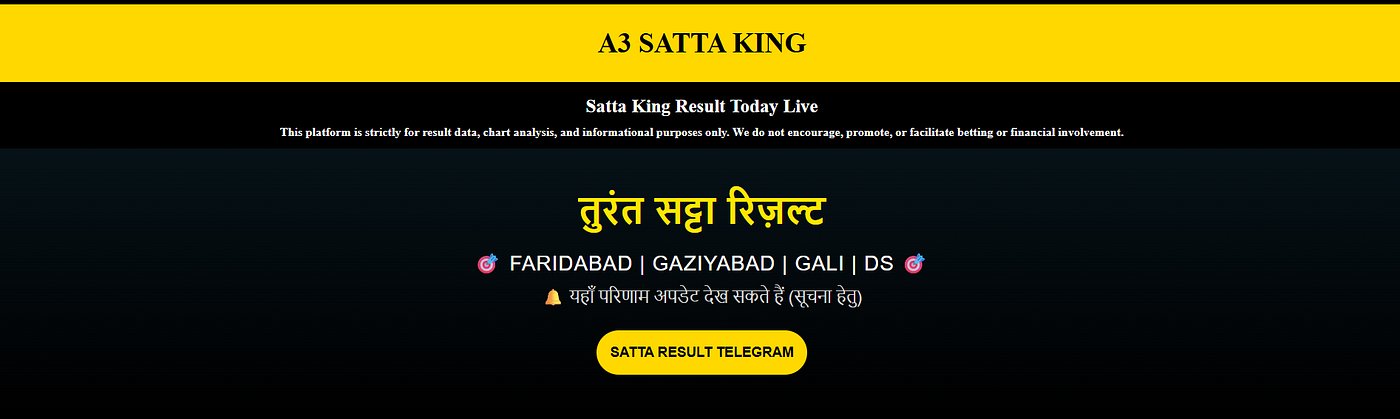 What is A7 Satta?