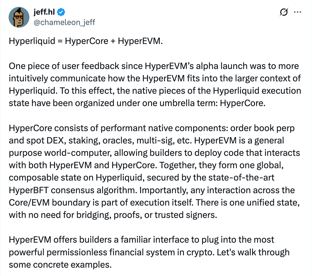 Overview of HyperEVM: Early alpha behind Ecosystem | by MONOLITH | Medium